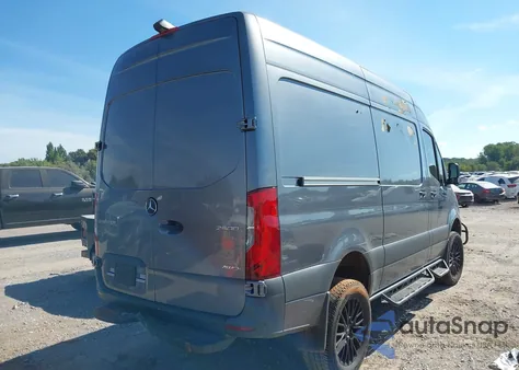 2023 Mercedes-Benz Sprinter 2500 Standard Roof 4-Cyl Diesel Ho из США, поврежденный, VIN W1Y4NBVY0PT154404